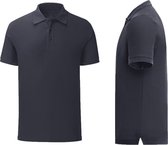 Senvi - Fit Polo - Getailleerd - Maat XL - Kleur Donker Blauw - (Zacht aanvoelend)