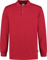 Tricorp Polo Sweater Boord 60°C Wasbaar 301016 Rood - Maat 4XL
