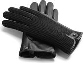 Napogloves Gevoerde handschoenen Heren Touchscreen handschoenen Zwart