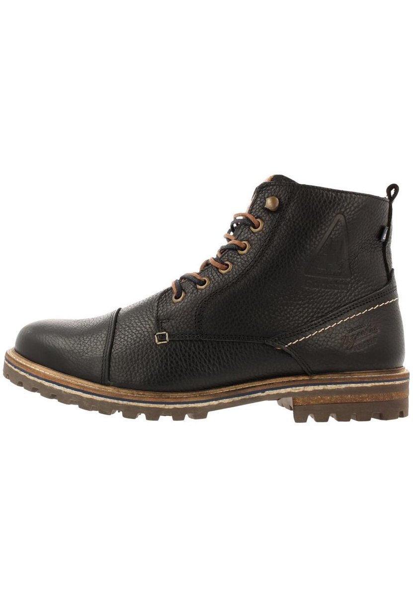 Gaastra Cape Mid heren veterboot - Zwart - Maat 43 | bol.com