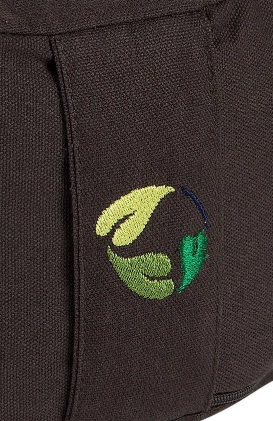 Meditatiekussen eco Lava Antraciet rond standaard 13-15cm - Ecoyogi - Yoga kussen - GOTS gecertificeerd van MEDI — afbeelding 2