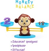 Leren rekenen spel - Reken speelgoed - Wiskunde - Educatief cadeau voor kinderen vanaf 3 jaar - Monkey Balance
