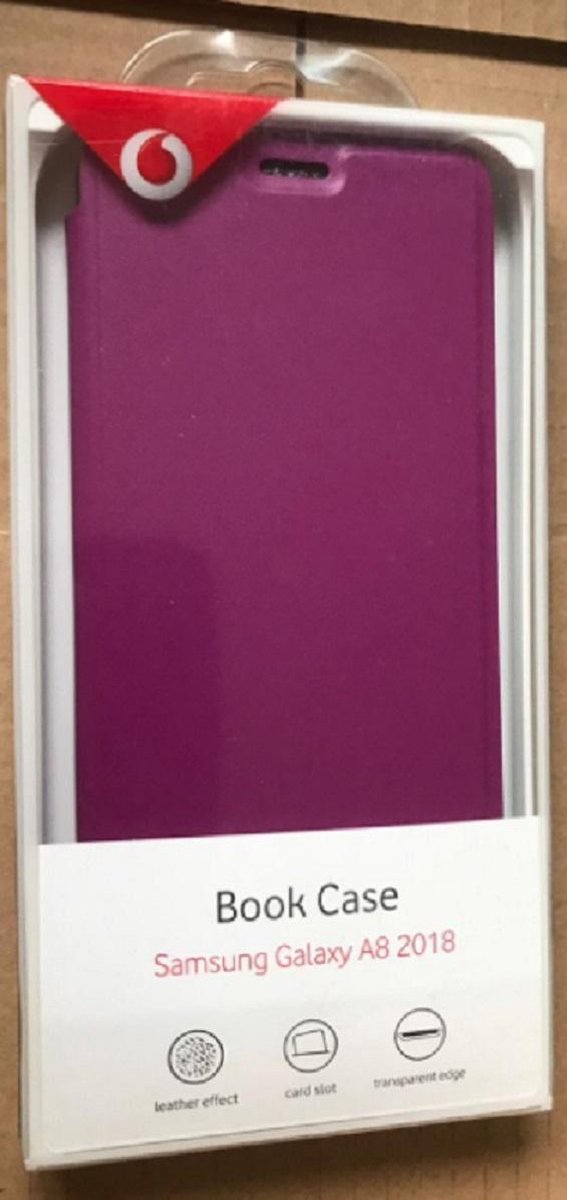 Book case geschikt voor Samsung Galaxy A8 2018 – Paars