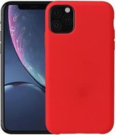 GadgetBay Zacht Silky iPhone 11 Pro Max Red Case TPU hoesje - Rood