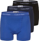 Calvin Klein Boxershorts - Heren - 3-pack - Blauw/Zwart/Navy - Maat S