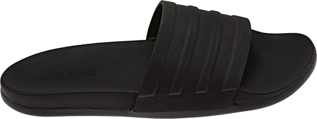 adidas CF Adilette Plus Mono Slippers Volwassenen - Black - Maat 44.5