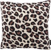 Velvet Leopard #2 Kussenhoes | Fluweel - Polyester | 45 x 45 cm | Luipaard