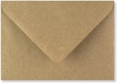 Geribbelde kraft C6 enveloppen 11,4 x 16,2 cm 100 stuks