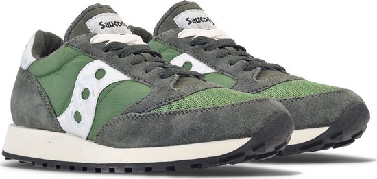 Saucony Jazz Original Vintage Sneakers - Maat 44.5 - Mannen - groen/donker  groen/grijs | bol.com