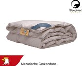 Luxe 4 seizoenen 100% Mazurische Ganzendons dekbed - 240x220cm