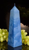 Obelisk Kaars GROOT POLYMICO rood, hoogte: 24 cm - BEKIJK VIDEO