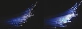 VEZELOPTISCHE KIT, 155 VEZELS (2m), STURING VIA LED, BLAUW/WIT