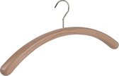 De Kledinghanger Gigant - 12 x Garderobehanger Milano beukenhout naturel gelakt, 45 cm