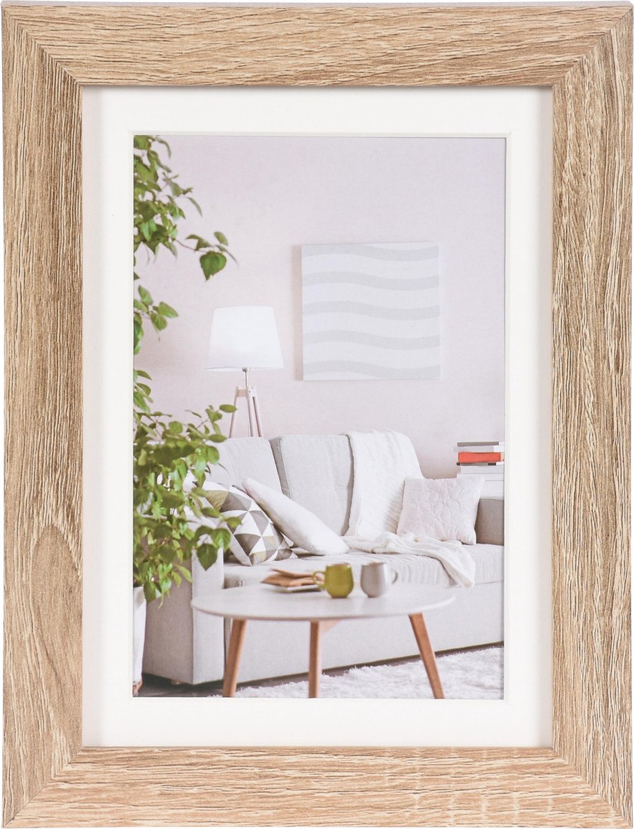Fotolijst - Henzo - Modern - Fotomaat 13x18 cm - Lichtbruin