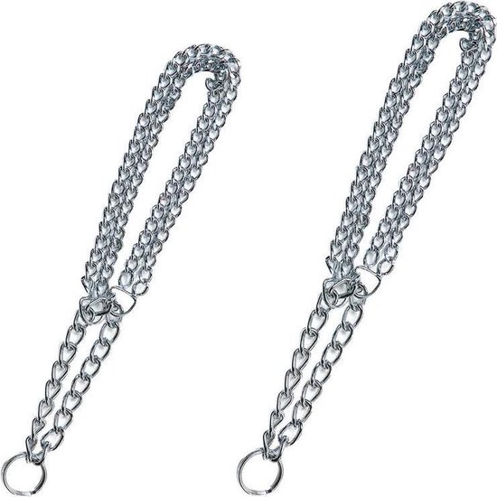 Chain collar double 50cm 15mm, dou chrome double chrome