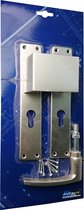 AVENUE wisselgarnituur euro 55 mm deurknop plus deurkruk | ALUMINIUM