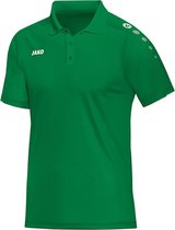 Jako Polo Classico Sport Groen-Wit Maat XL