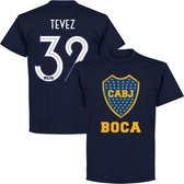 Boca Juniors CABJ Tevez T-Shirt - Navy - XXXXL