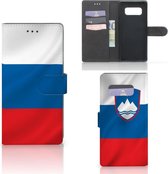 Bookcase Hoesje Geschikt voor Samsung Galaxy Note 8 Slovenië