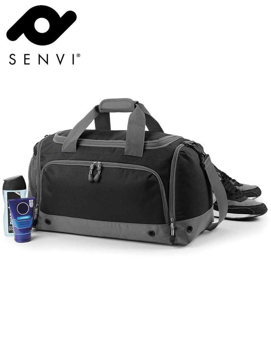 Senvi Athletic Sporttas/Reistas - Kleur Zwart/Grijs - 30 Liter