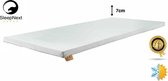 Topper Traagschuim Zomer & Winter 7cm dik - 140x200cm