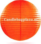 Oranje - Lampionnen - Rijstpapier - Versiering - 35 cm - 10 stuks