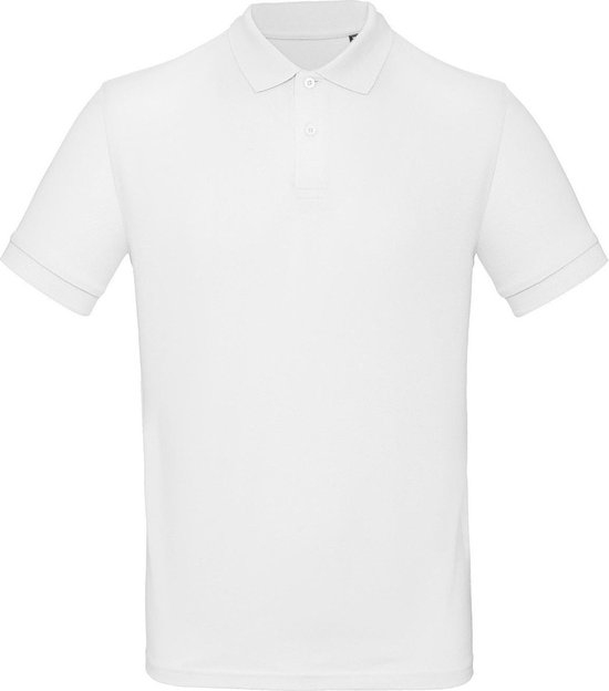 Senvi Classic Fit Polo Biologisch Katoen - Kleur Wit - Maat M