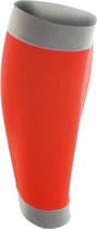 Senvi Sports Compressie Calf sleeves - Leg- Oranje/Grijs Maat S