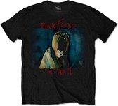 Pink Floyd Heren Tshirt -2XL- The Wall Scream Zwart