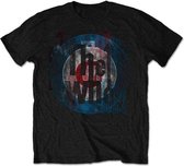 The Who Heren Tshirt -M- Target Texture Zwart