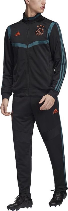 Beïnvloeden Barry gezond verstand adidas AFC Ajax trainingspak 2019/2020 heren zwart/petrol | bol.com