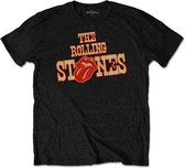 The Rolling Stones Heren Tshirt -M- Wild West Logo Zwart