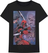 Marvel Deadpool Heren Tshirt -S- Deadpool Composite Zwart