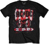 AC/DC Heren Tshirt -M- We Salute You Bold Zwart