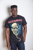 Iron Maiden Heren Tshirt -L- Piece Of Mind Zwart