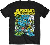 Asking Alexandria Heren Tshirt -S- Killer Robot Zwart