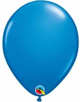 Qualatex Ballonnen Donkerblauw 13 cm 100 stuks