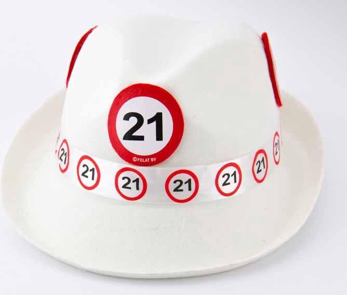Eetbare Print Verkeersbord 40 jaar - 15cm