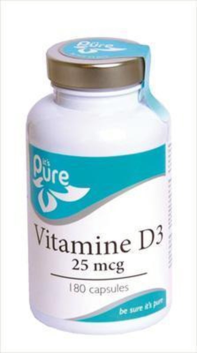 It's Pure Vitamine D3 25 mcg 180CP