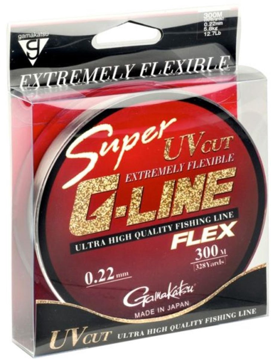 Gamakatsu Super G-line Flex Monofilament 300 M Transparant 0.260 mm