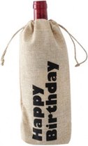 Wine Bag Happy Birthday 15xh30cm