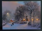 5 stuks LED indoor canvas 4 lampjes 30x40 cm straat kinderen Indoor canvas CoenBakker
