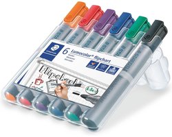 STAEDTLER Lumocolor flipchart marker - Box 6 st