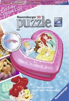 Ravensburger 3D puzzel Girly Girl Hartendoosje Disney Princess - 54 stukjes