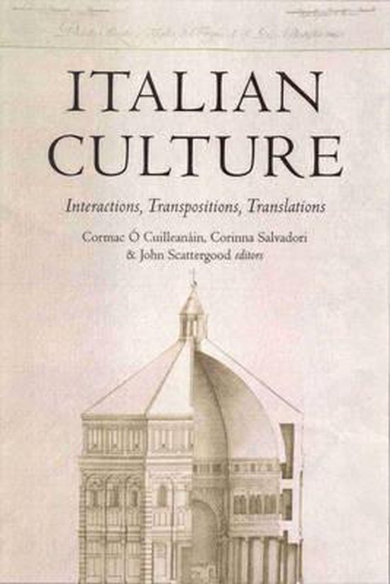 Italian Culture 9781846820250 C.O. Cuilleanain Boeken bol