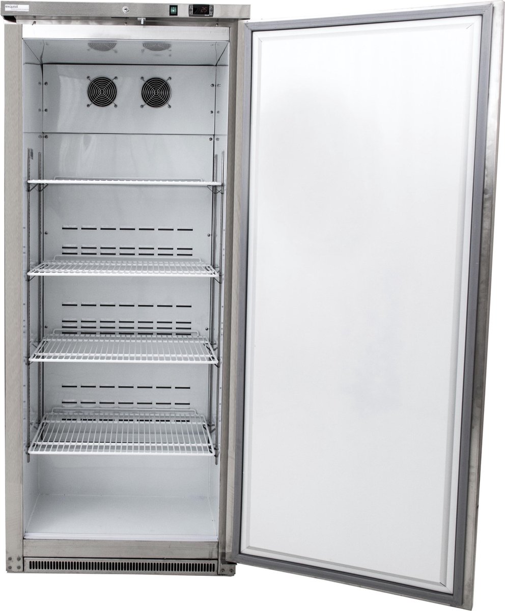 Exquisit BC600.1INOX - Horeca koelkast - RVS | bol.com