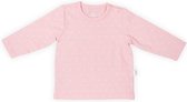 Jollein Hearts Shirt lange mouw 74/80  soft pink