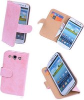 Bestcases Vintage LightPink Book Cover Samsung Galaxy S3 i9300