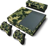 Xbox One Skins Stickers - Army Camo / Groen Zwart (Let op, alleen geschikt voor Xbox One 1e versie - zie productafbeelding)