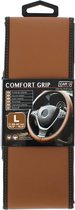 Car Plus Stuurhoes Comfort Grip Uni Kunstleer Bruin 39-40 Cm